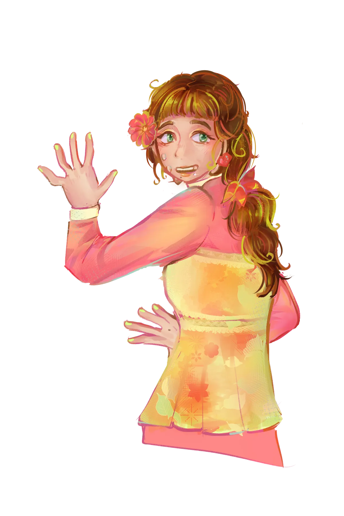 Retrato de la artista — estilo de muestra